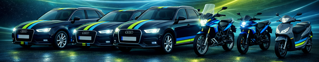 Fahrzeuge der Fahrschule Kiauka & Goss